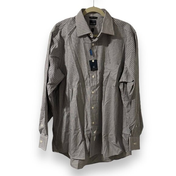 Chaps Classic Fit Non-Iron Plaid Button Down Men's Size Large 16 1/2 34/35 NWT - Picture 1 of 15